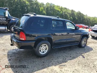 2001 Dodge Durango with VIN 1B4HS28Z91F580906, listed as a Copart auction lot 62870635 with 192,231 mi miles and Salvage title. Bid and sale history available at DreamBid. Image 3.