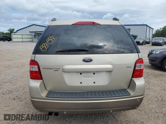 2006 Ford Freestyle SEL with VIN 1FMZK05136GA55203, listed as a Copart auction lot 61690525 with 63,726 mi miles and Clean title. Bid and sale history available at DreamBid. Image 6.