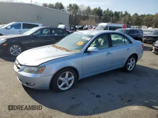 2007 Hyundai Sonata SE z VIN 5NPEU46F57H184958, wystawiony jako Copart lot #54303745 z przebiegiem 139 964 mil mil oraz Szkoda całkowita • Salvage title. Historia ofert i sprzedaży dostępna na DreamBid. Obrazek 1.