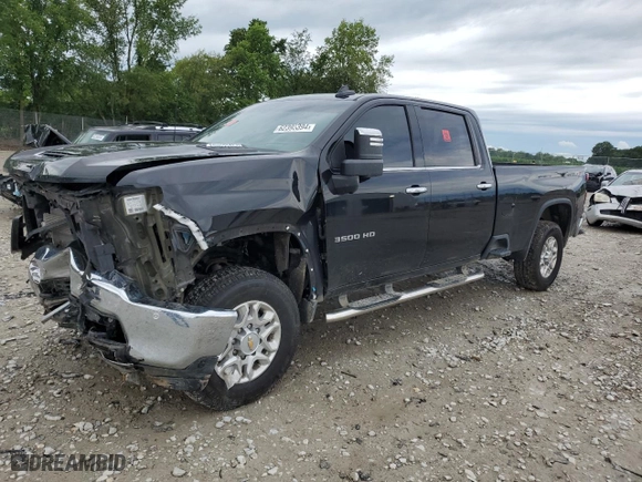 2022 Chevrolet Silverado 3500HD LTZ with VIN 1GC4YUEY5NF353337, listed as a Copart auction lot 62393394 with 51,284 mi miles and Salvage Title. Bid and sale history available at carsss.com. Image 1.