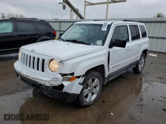 2011 Jeep Patriot Latitude with VIN 1J4NT1GB0BD105878, listed as a Copart auction lot 51964955 with 252,991 mi miles and Salvage Title. Bid and sale history available at carsss.com. Image 1.