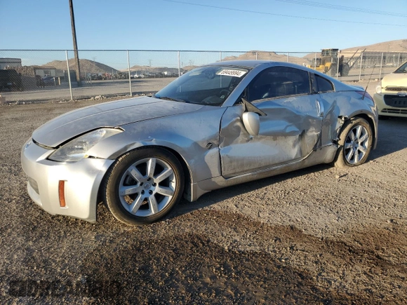 2004 Nissan 350Z Touring with VIN JN1AZ34E44T052451, listed as a Copart auction lot 69449994 with 140,524 mi miles and Salvage Title. Bid and sale history available at carsss.com. Image 1.