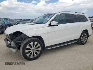 2018 Mercedes-Benz GLS 450 with VIN 4JGDF6EE0JB012531, listed as a Copart auction lot 68900144 with 52,744 mi miles and Salvage Title. Bid and sale history available at DreamBid. Image 1.