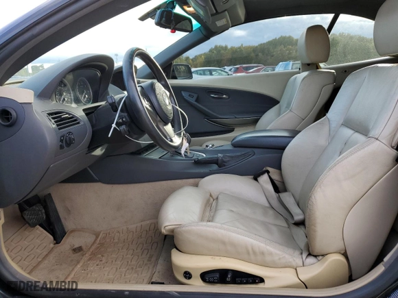 2005 BMW 6 Series 645Ci with VIN WBAEK73485B326662, listed as a Copart auction lot 75297684 with 161,886 mi miles and Clean Title. Bid and sale history available at carsss.com. Image 7.