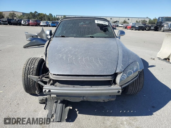 2000 Honda S2000 z VIN JHMAP1143YT006231, wystawiony jako Copart lot #81771964 z przebiegiem 122 349 mil mil oraz Szkoda całkowita • Salvage title. Historia ofert i sprzedaży dostępna na DreamBid. Obrazek 5.