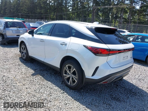 2024 Lexus RX 350 with VIN 2T2BAMCA1RC043570, listed as a IAAI auction lot 42147663 with 12,939 mi miles and . Bid and sale history available at DreamBid. Image 3.