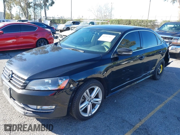 2015 Volkswagen Passat 2.0L TDI SEL Premium with VIN 1VWCV7A31FC053259, listed as a IAAI auction lot 41397357 with 157,842 mi miles. Bid and sale history available at carsss.com. Image 2.