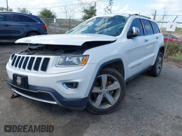 2015 Jeep Grand Cherokee Limited with VIN 1C4RJEBG7FC848444, listed as a IAAI auction lot 41717844 with 74,681 mi miles. Bid and sale history available at carsss.com. Image 17.