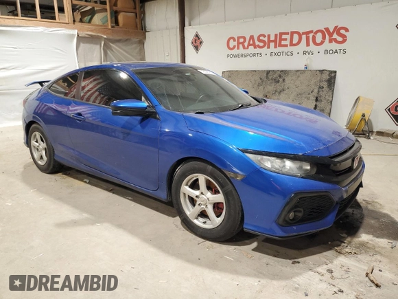 2018 Honda Civic Si with VIN 2HGFC3A58JH752704, listed as a Copart auction lot 43626265 with 125,929 mi miles and Salvage Title. Bid and sale history available at DreamBid. Image 4.
