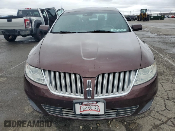2010 Lincoln MKS with VIN 1LNHL9DR4AG605716, listed as a Copart auction lot 49903275 with 162,596 mi miles and Salvage Title. Bid and sale history available at DreamBid. Image 5.