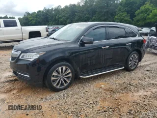 2015 Acura MDX Technology z VIN 5FRYD3H60FB013986, wystawiony jako Copart lot #55250675 z przebiegiem 133 064 mil mil oraz Szkoda całkowita • Salvage title. Historia ofert i sprzedaży dostępna na DreamBid. Obrazek 1.