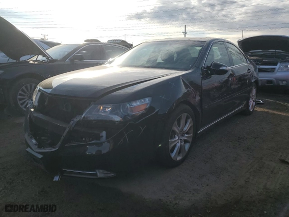 2009 Acura RL Tech Pkg with VIN JH4KB26659C000306, listed as a Copart auction lot 41802015 with 127,831 mi miles and Salvage Title. Bid and sale history available at carsss.com. Image 1.