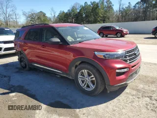 2020 Ford Explorer XLT with VIN 1FMSK7DH7LGA43348, listed as a Copart auction lot 46644985 with 102,969 mi miles and Salvage Title. Bid and sale history available at carsss.com. Image 4.