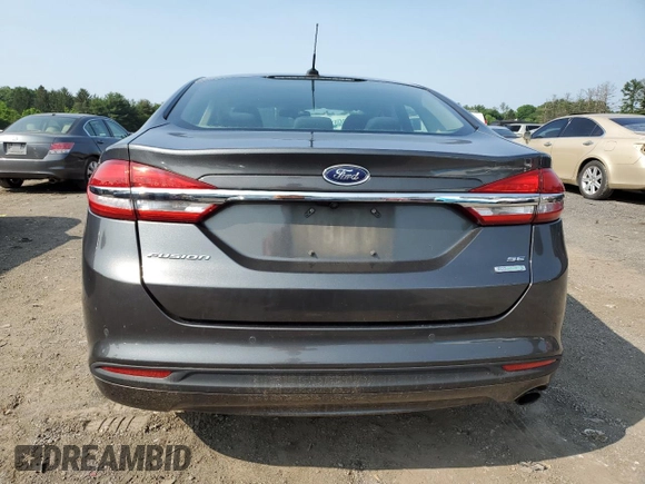 2017 Ford Fusion SE с VIN 3FA6P0HD6HR270770, выставлен на аукционе Copart как лот 60707015 с пробегом 104 771 миль миль и Чистый • Clean title. История ставок и продаж доступна на DreamBid. Изображение 6.