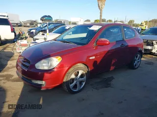 2007 Hyundai Accent SE with VIN KMHCN36C67U023704, listed as a IAAI auction lot 41631710 with 171,793 mi miles. Bid and sale history available at carsss.com. Image 2.
