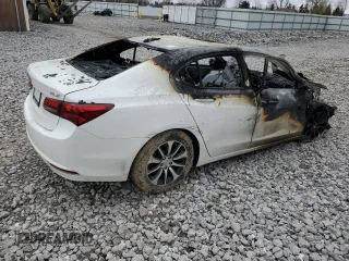2017 Acura TLX Technology with VIN 19UUB1F57HA010276, listed as a Copart auction lot 52299565 with Not Provided miles and Non Repairable. Bid and sale history available at DreamBid. Image 3.