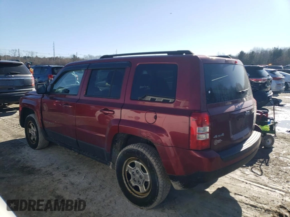 2013 Jeep Patriot Sport with VIN 1C4NJRBB4DD245422, listed as a Copart auction lot 47568535 with 214,139 mi miles and Clean Title. Bid and sale history available at carsss.com. Image 2.