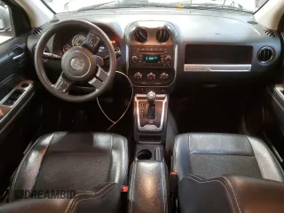 2016 Jeep Compass High Altitude with VIN 1C4NJDAB6GD753142, listed as a Copart auction lot 76963344 with 122,367 mi miles and Salvage Title. Bid and sale history available at carsss.com. Image 8.