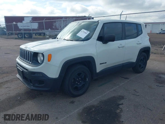 2017 Jeep Renegade Sport with VIN ZACCJAAB1HPF44805, listed as a IAAI auction lot 42797603 with 171,483 mi miles and . Bid and sale history available at DreamBid. Image 2.