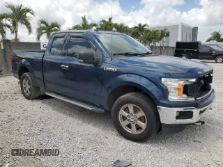 2019 Ford F-150 XL with VIN 1FTEX1EP1KKC63781, listed as a Copart auction lot 55036455 with 0 mi miles and Salvage Title. Bid and sale history available at carsss.com. Image 4.