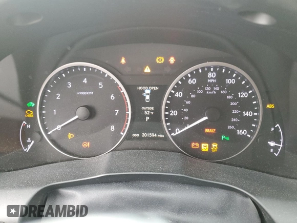 2013 Lexus ES 300h z VIN JTHBW1GG3D2003788, wystawiony jako Copart lot #57890185 z przebiegiem 201 594 mil mil oraz Tytuł czysty. Historia ofert i sprzedaży dostępna na DreamBid. Obrazek 9.