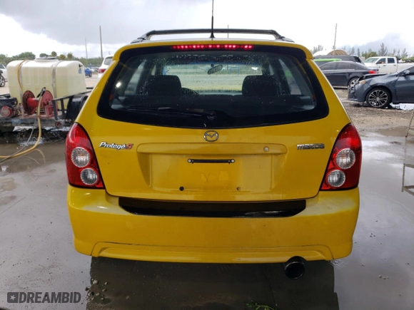 2003 Mazda Protege5 with VIN JM1BJ245831127357, listed as a Copart auction lot 71153074 with NaN miles and Non Repairable. Bid and sale history available at carsss.com. Image 6.