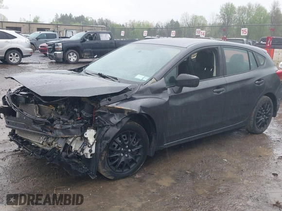 2018 Subaru Impreza with VIN 4S3GTAA67J3728185, listed as a IAAI auction lot 42140197 with 77,090 mi miles and . Bid and sale history available at DreamBid. Image 2.