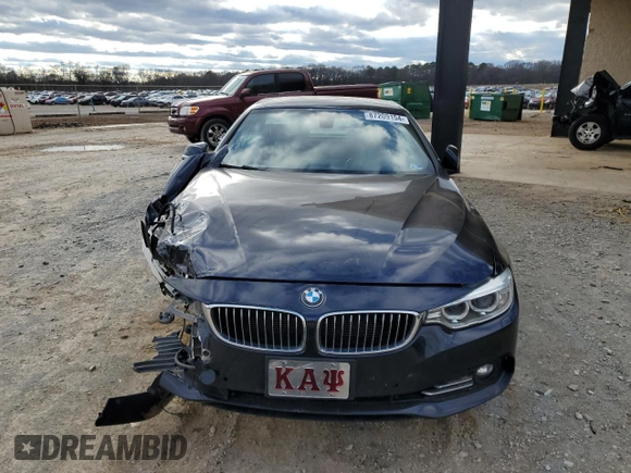 2015 BMW 4 Series 428i xDrive with VIN WBA3T1C51FP820182, listed as a Copart auction lot 87209154 with 98,362 mi miles and Clean Title. Bid and sale history available at carsss.com. Image 5.