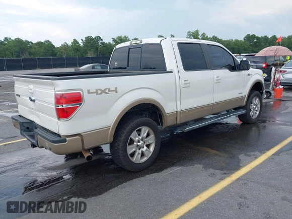 2011 Ford F-150 XLT with VIN 1FTFW1ET0BFD20193, listed as a IAAI auction lot 42697511 with 197,585 mi miles and . Bid and sale history available at DreamBid. Image 4.
