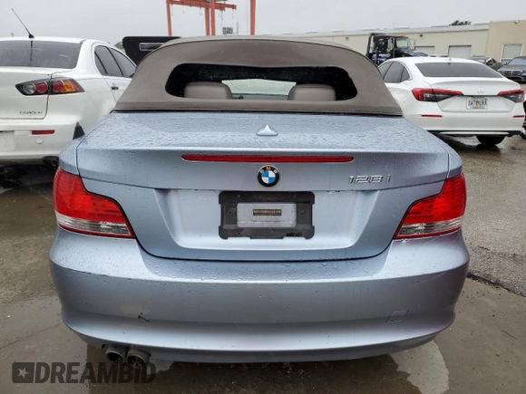 2010 BMW 1 Series 128i with VIN WBAUL7C54AVJ78214, listed as a Copart auction lot 73871574 with Not provided miles and Clean title. Bid and sale history available at DreamBid. Image 6.
