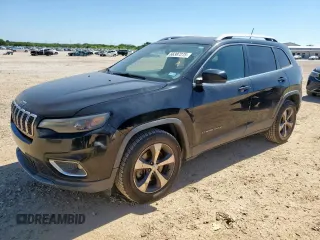 2019 Jeep Cherokee Limited with VIN 1C4PJMDX1KD304122, listed as a Copart auction lot 66387275 with 143,016 mi miles and Clean title. Bid and sale history available at DreamBid. Image 1.