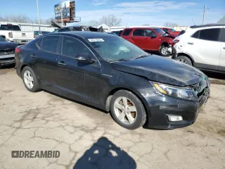 2015 Kia Optima LX with VIN KNAGM4A78F5650676, listed as a Copart auction lot 44618535 with 103,858 mi miles and Salvage Title. Bid and sale history available at carsss.com. Image 4.