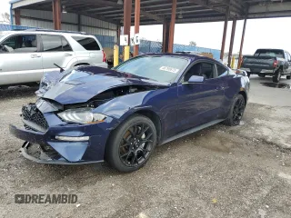 2018 Ford Mustang EcoBoost with VIN 1FA6P8TH8J5137722, listed as a Copart auction lot 46790675 with Not Provided miles and Salvage Title. Bid and sale history available at carsss.com. Image 1.