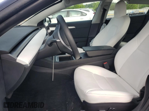 2021 Tesla Model 3 Long Range with VIN 5YJ3E1EB6MF980646, listed as a Copart auction lot 54137115 with 34,690 mi miles and Salvage Title. Bid and sale history available at carsss.com. Image 7.