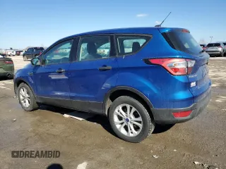 2018 Ford Escape S with VIN 1FMCU0F75JUB67613, listed as a Copart auction lot 46603715 with 136,975 mi miles and Salvage Title. Bid and sale history available at carsss.com. Image 2.
