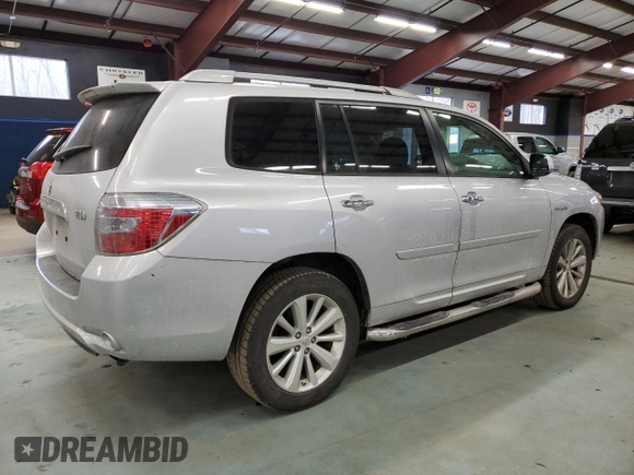 2010 Toyota Highlander Hybrid with VIN JTEBW3EH0A2045089, listed as a Copart auction lot 87720575 with 155,505 mi miles and Salvage Title. Bid and sale history available at carsss.com. Image 3.