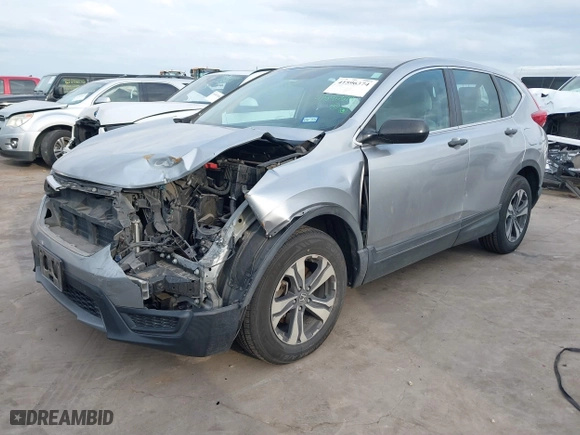 2018 Honda CR-V LX with VIN 2HKRW6H37JH213670, listed as a IAAI auction lot 41596374 with 96,105 mi miles. Bid and sale history available at carsss.com. Image 2.