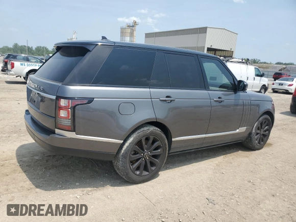 2016 Land Rover Range Rover HSE with VIN SALGS2VF7GA273001, listed as a Copart auction lot 59307705 with 120,691 mi miles and Clean title. Bid and sale history available at DreamBid. Image 3.