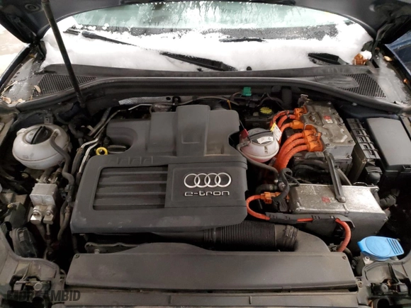 2017 Audi A3 Sportback e-tron Premium with VIN WAUUPBFF2HA072602, listed as a Copart auction lot 37880984 with 79,524 mi miles. Bid and sale history available at carsss.com. Image 11.