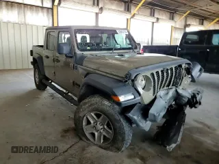 2020 Jeep Gladiator Sport S with VIN 1C6HJTAG6LL170905, listed as a Copart auction lot 63665735 with 88,331 mi miles and Salvage title. Bid and sale history available at DreamBid. Image 14.