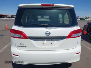 2014 Nissan Quest S with VIN JN8AE2KP6E9106763, listed as a IAAI auction lot 41844397 with 71,342 mi miles and . Bid and sale history available at DreamBid. Image 16.