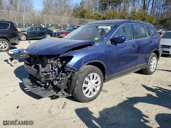 2020 Nissan Rogue S with VIN JN8AT2MT7LW010798, listed as a Copart auction lot 45848765 with 104,395 mi miles and Salvage Title. Bid and sale history available at carsss.com. Image 1.