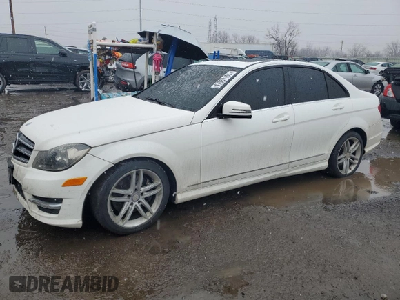 2014 Mercedes-Benz C-Class C 300 Sport with VIN WDDGF8AB8EG250876, listed as a Copart auction lot 47061165 with 211,142 mi miles and Clean Title. Bid and sale history available at carsss.com. Image 1.