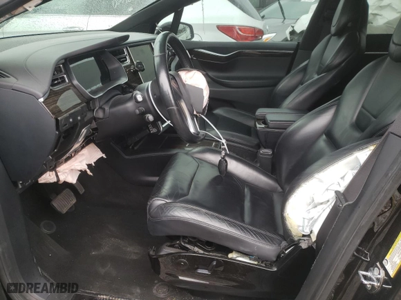 2016 Tesla Model X 70D with VIN 5YJXCAE26GF004815, listed as a Copart auction lot 36618883 with 0 miles. Bid and sale history available at carsss.com. Image 7.