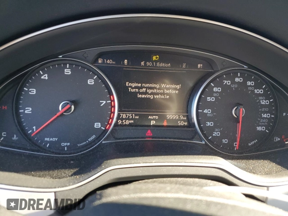 2017 Audi Q7 Premium with VIN WA1AHAF78HD036881, listed as a Copart auction lot 81510964 with 78,751 mi miles and Salvage title. Bid and sale history available at DreamBid. Image 9.