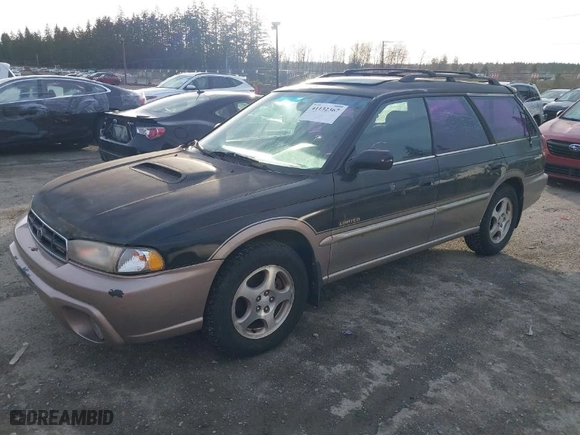 1999 Subaru Legacy Wagon Outback with VIN 4S3BG6856X7603852, listed as a IAAI auction lot 41299373 with 168,991 mi miles. Bid and sale history available at carsss.com. Image 2.