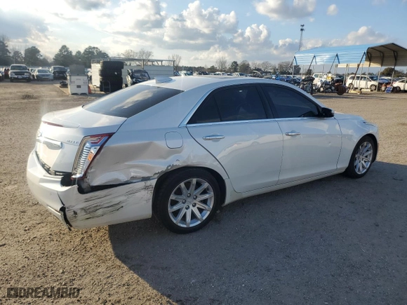2016 Cadillac CTS Sedan RWD with VIN 1G6AP5SX6G0197762, listed as a Copart auction lot 44219805 with 179,993 mi miles and Salvage Title. Bid and sale history available at carsss.com. Image 3.