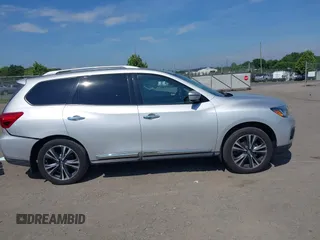 2018 Nissan Pathfinder SL with VIN 5N1DR2MMXJC631379, listed as a IAAI auction lot 42585871 with 92,610 mi miles and . Bid and sale history available at DreamBid. Image 13.