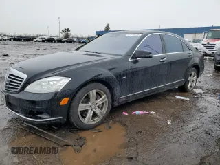 2012 Mercedes-Benz S 550 with VIN WDDNG9EB8CA475464, listed as a Copart auction lot 47519225 with 106,392 mi miles and Salvage Title. Bid and sale history available at DreamBid. Image 1.