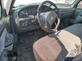 1992 Ford F-150 with VIN 1FTEF14HXNPA24587, listed as a Copart auction lot 70803324 with 0 mi miles and Salvage Title. Bid and sale history available at carsss.com. Image 8.